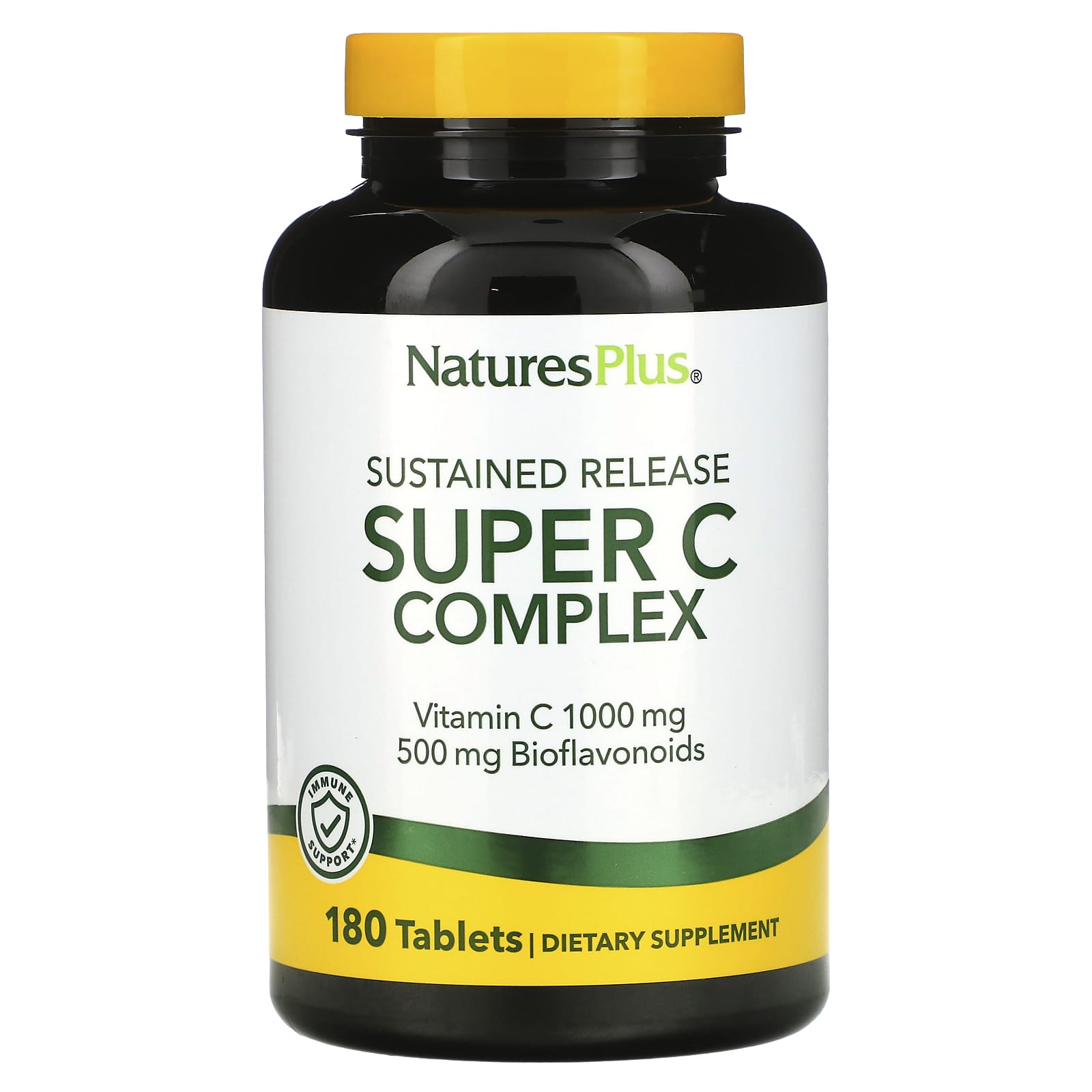 NaturesPlus, Sustained Release Super C Complex, 180 Tablets