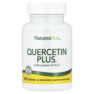 NaturePlus, Quercetin Plus® com Bromelina e Vit. C, 60 Comprimidos