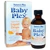 Baby Plex, Sugar-Free Liquid Drops, Natural Orange Flavor, 2 fl oz (59 ml)