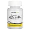 Children's Vita-Gels，多種維生素補充劑，天然柳丁，90 粒軟凝膠