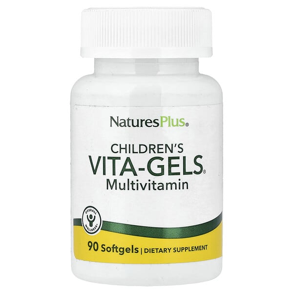 NaturesPlus Children's Vita-Gels® Multivitamin, Orange, 90 Softgels