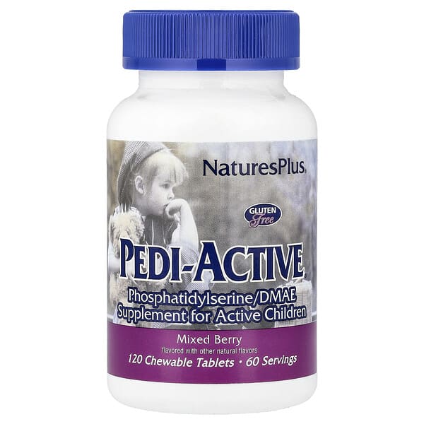 NaturesPlus Pedi-Active®, Mixed Berry, 120 Chewable Tablets