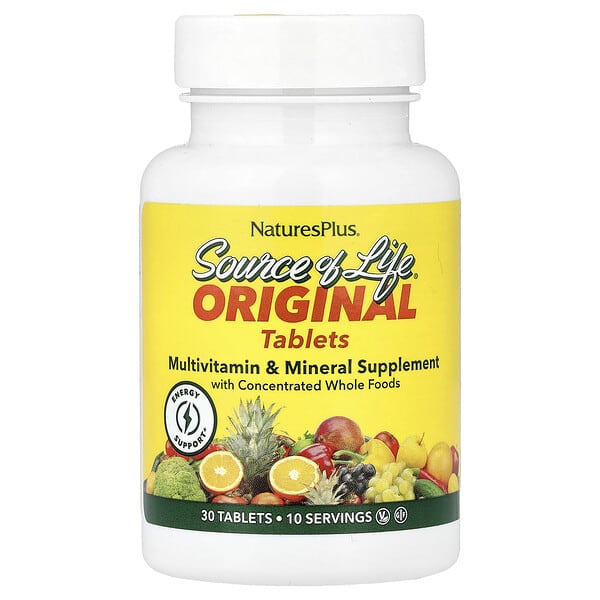 Source of Life®, Original Tablets, Multivitamin & Mineral Supplement, 30 Tablets