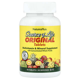 NaturesPlus, Source Of Life Original，多维生素和矿物质补剂，90 片