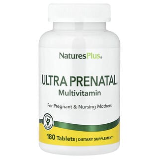 NaturesPlus, Ultra Prenatal, мультивитамины для беременных, 180 таблеток