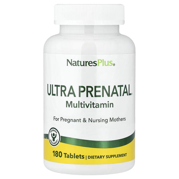 NaturesPlus Ultra Prenatal Multivitamin, 180 Tablets