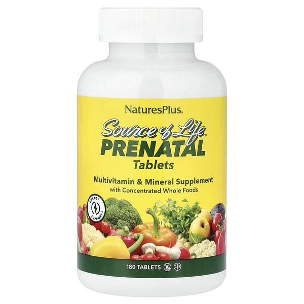 NaturesPlus Source of Life®, Prenatal, 180 Tablets