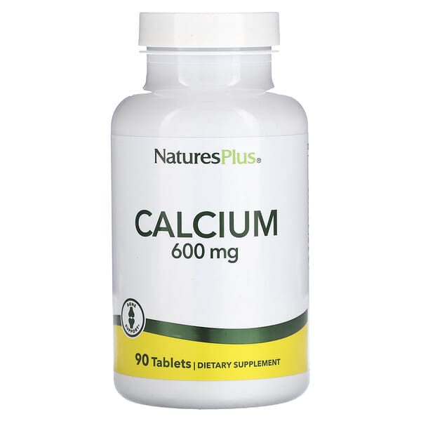NaturesPlus, Calcium, 600 mg, 90 Tablets