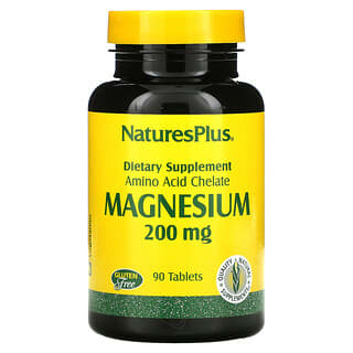 NaturesPlus, Magnesio, 200 mg, 90 comprimidos