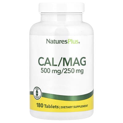 NaturesPlus, Calcium/Magnesium, 180 Tablets