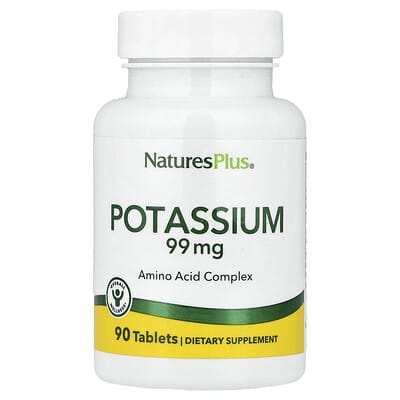 NaturesPlus, Potassium, 99 mg, 90 Tablets