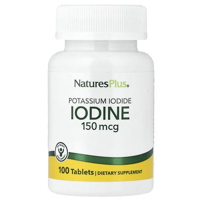 NaturesPlus, Iodine, 150 mcg, 100 Tablets