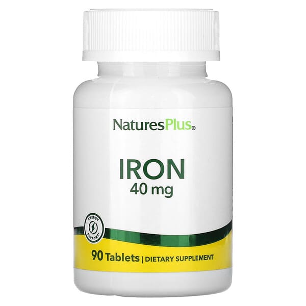 NaturesPlus, Zat Besi, 90 Tablet (20 mg per Tablet)