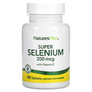 NaturesPlus, Super Selenium, высокоэффективный селен, 200 мкг, 90 таблеток