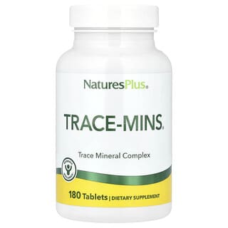 NaturesPlus, Trace-Mins®, Trace Mineral Complex, 180 Tablets