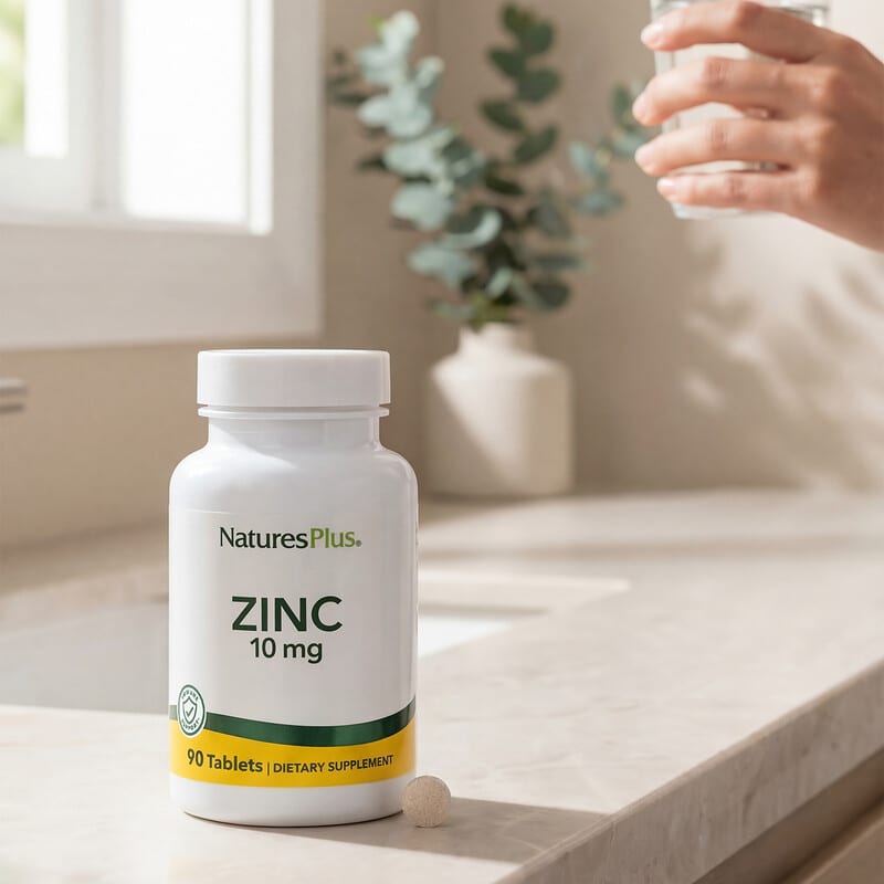Zinc, 10 mg, 90 tablete