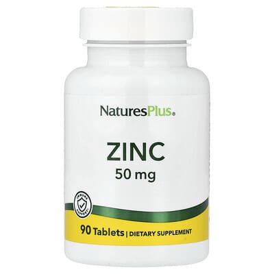 NaturesPlus, Zinc, 50 mg, 90 Tablets