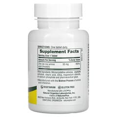 NaturesPlus, Zinc, Zink, 50 mg, 90 Tabletten