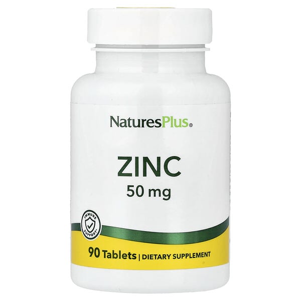 Zinc, 50 mg, 90 Tablets