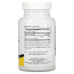 NaturesPlus, Mega Zinc, 100 mg, 90 comprimidos