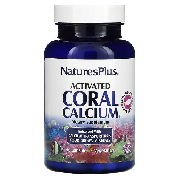 NaturesPlus, Activated Coral Calcium, 90 Capsules