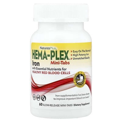 NaturesPlus, Hema-Plex®, 60 Extended-Release Mini Tablets