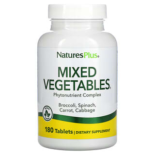 NaturesPlus, Mixed Vegetables, 180 таблеток