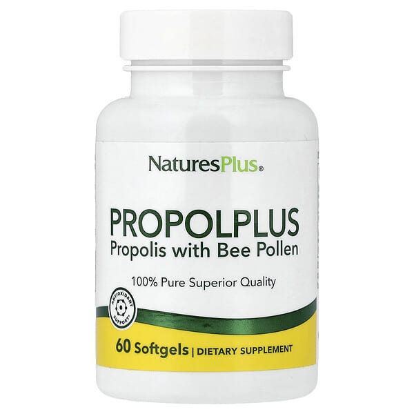 Propolplus, Propolis with Bee Pollen, 60 Softgels
