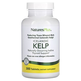 NaturesPlus, Kelp islandés, 300 comprimidos
