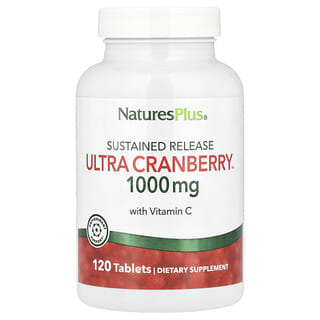 NaturesPlus, Sustained Release Ultra Cranberry™ with Vitamin C, 120 Tablets