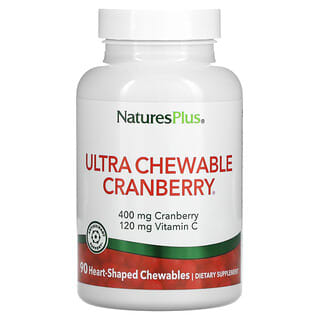 NaturesPlus, Ultra Chewable Cranberry, 90 Heart-Shaped Chewables