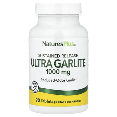 NaturesPlus, Extended-Release Ultra Garlite®, 1,000 mg, 90 Tablets
