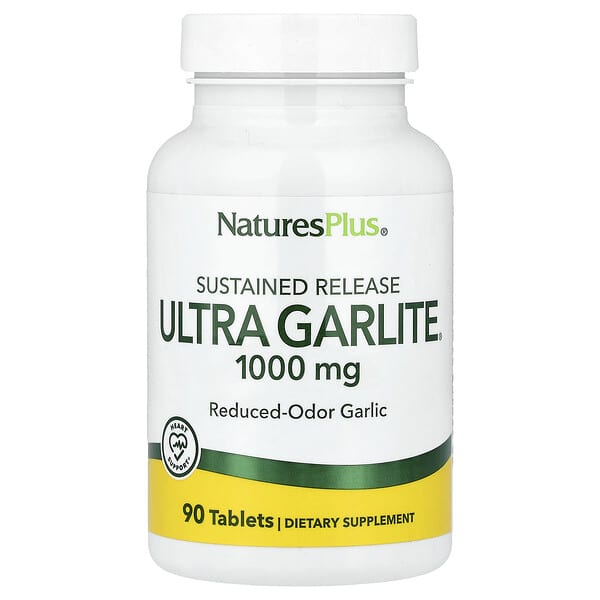 Sustained Release Ultra Garlite®, 1,000 mg, 90 Tablets