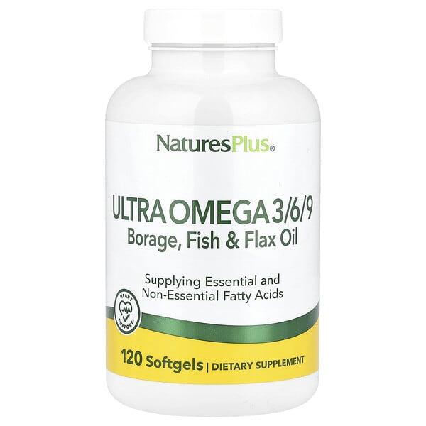 NaturesPlus Ultra Omega 3/6/9, 120 Softgels