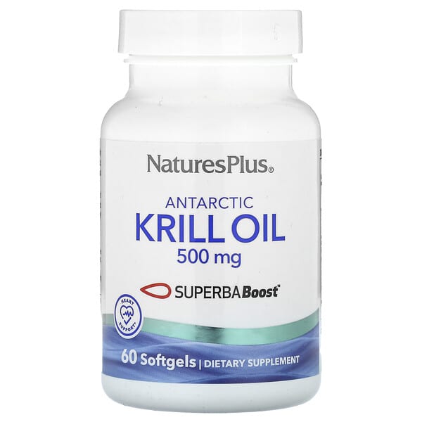 NaturesPlus, Antarctic Krill Oil, 500 mg, 60 Softgels