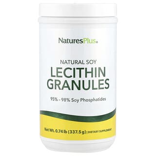 NaturesPlus, Grânulos de Lecitina, Soja Natural, 12 oz (340 g)