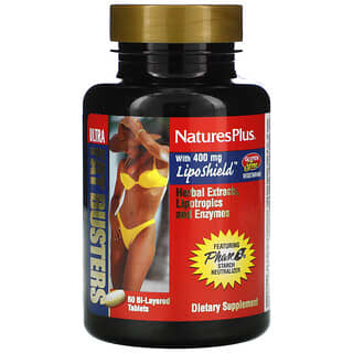 NaturesPlus, Ultra Fat Busters, жиросжигатель, 60 двухслойных таблеток