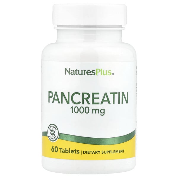 Pancreatin, 1,000 mg, 60 Tablets
