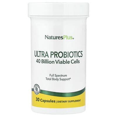 NaturesPlus, Ultra Probiotics, 30 Capsules