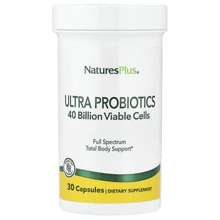 NaturesPlus, 超級益生菌,400 億,30 粒膠囊