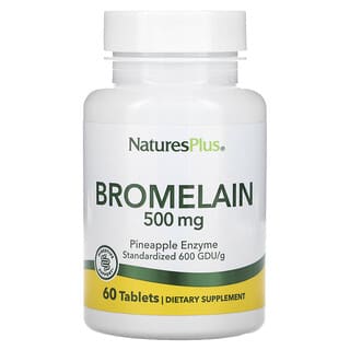 NaturesPlus, Bromelaína, 500 mg, 60 comprimidos