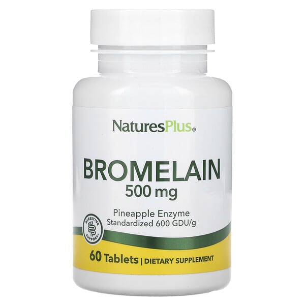 NaturesPlus, Bromelain, 500 mg, 60 Tablets