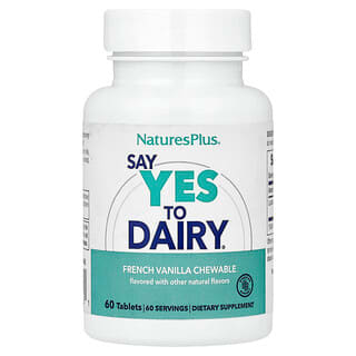 NaturesPlus, Say Yes to Dairy, добавка для переваривания молочных продуктов, 50 жевательных таблеток