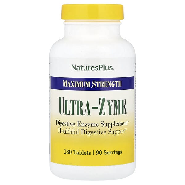 ناتشرز بلاس‏, Ultra-Zyme® ، قوة قصوى ، 180 قرصًا
