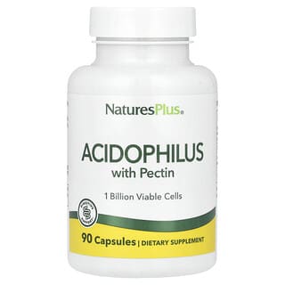 NaturesPlus, Acidophilus con pectina, 90 cápsulas