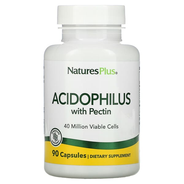 NaturesPlus, Acidophilus with Pectin, 90 Capsules