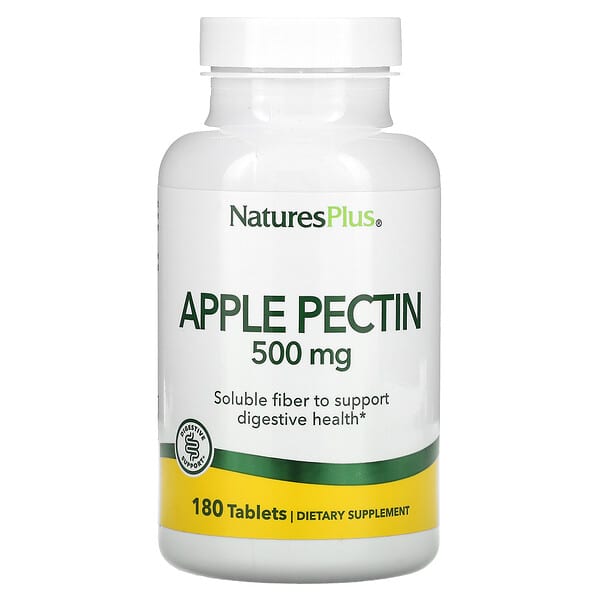 NaturesPlus, アップルペクチン、500mg、180粒