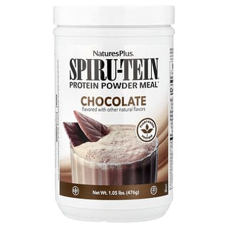NaturesPlus, Spiru-Tein, Harina de proteína en polvo, Chocolate, 476 g (1,05 lb)