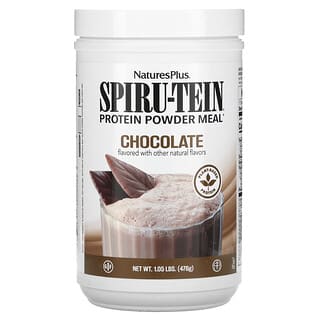 NaturesPlus, Spiru-Tein, Protein Powder Meal, Chocolate, 1.05 lbs (476 g)