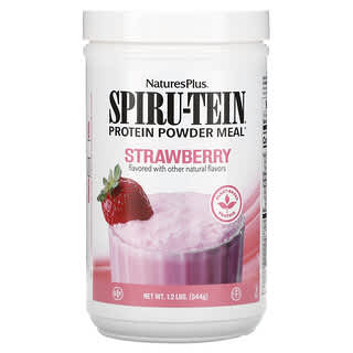NaturesPlus, Spiru-Tein Protein Powder Meal, Strawberry, 1.2 lbs (544 g)
